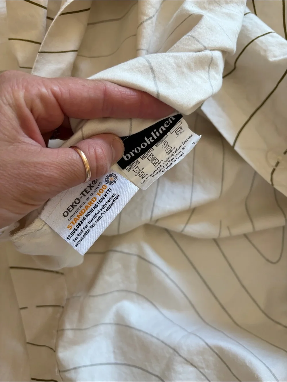 Brooklinen Oeko-Tex 100% Cotton King Duvet Cover